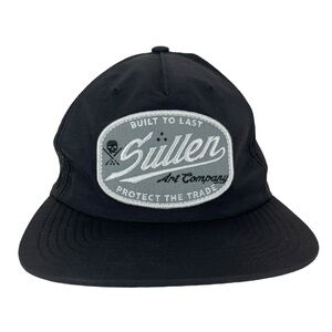 Sullen Art Co | Adjustable | Black Snapback Hat w/‎ Patch Logo